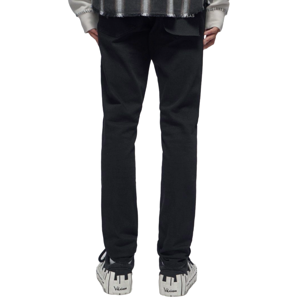 VALABASAS MR.CLEAN BLACK SKINNY JEANS