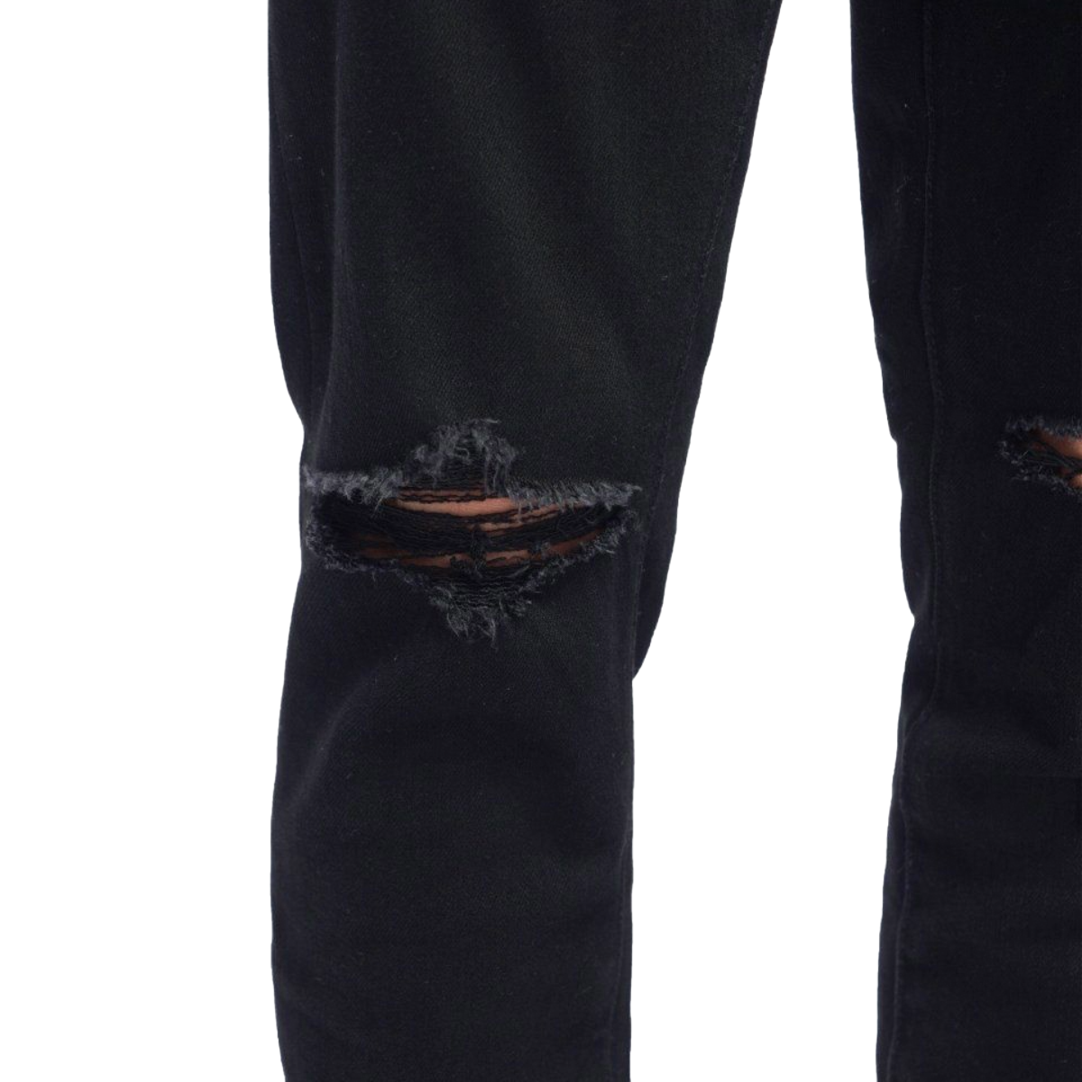 VALABASAS MR.CLEAN BLACK SKINNY JEANS