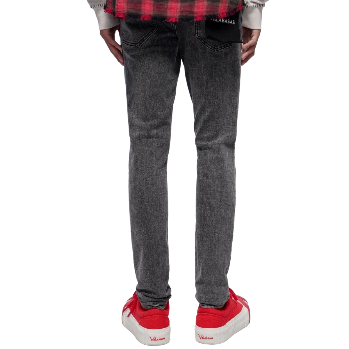 VALABASAS MR.CLEAN GREY SKINNY JEANS