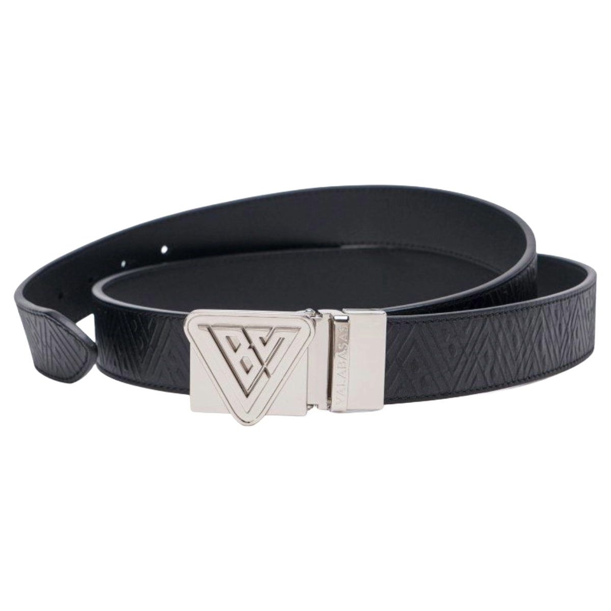VALABASAS "SAIR" BLACK LEATHER BELT