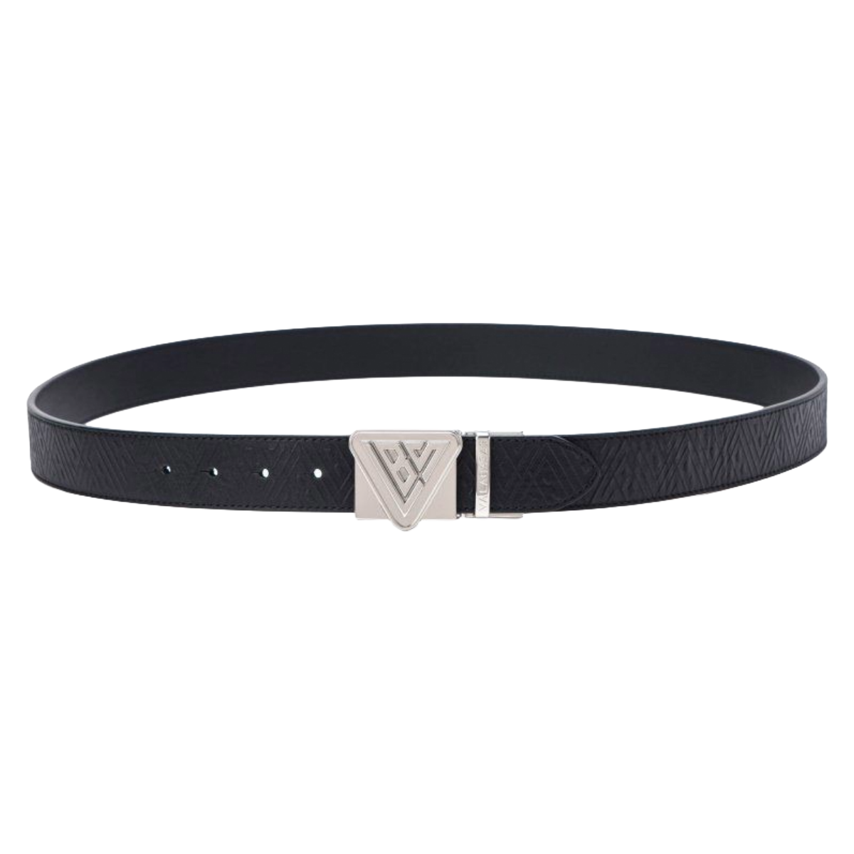 VALABASAS "SAIR" BLACK LEATHER BELT