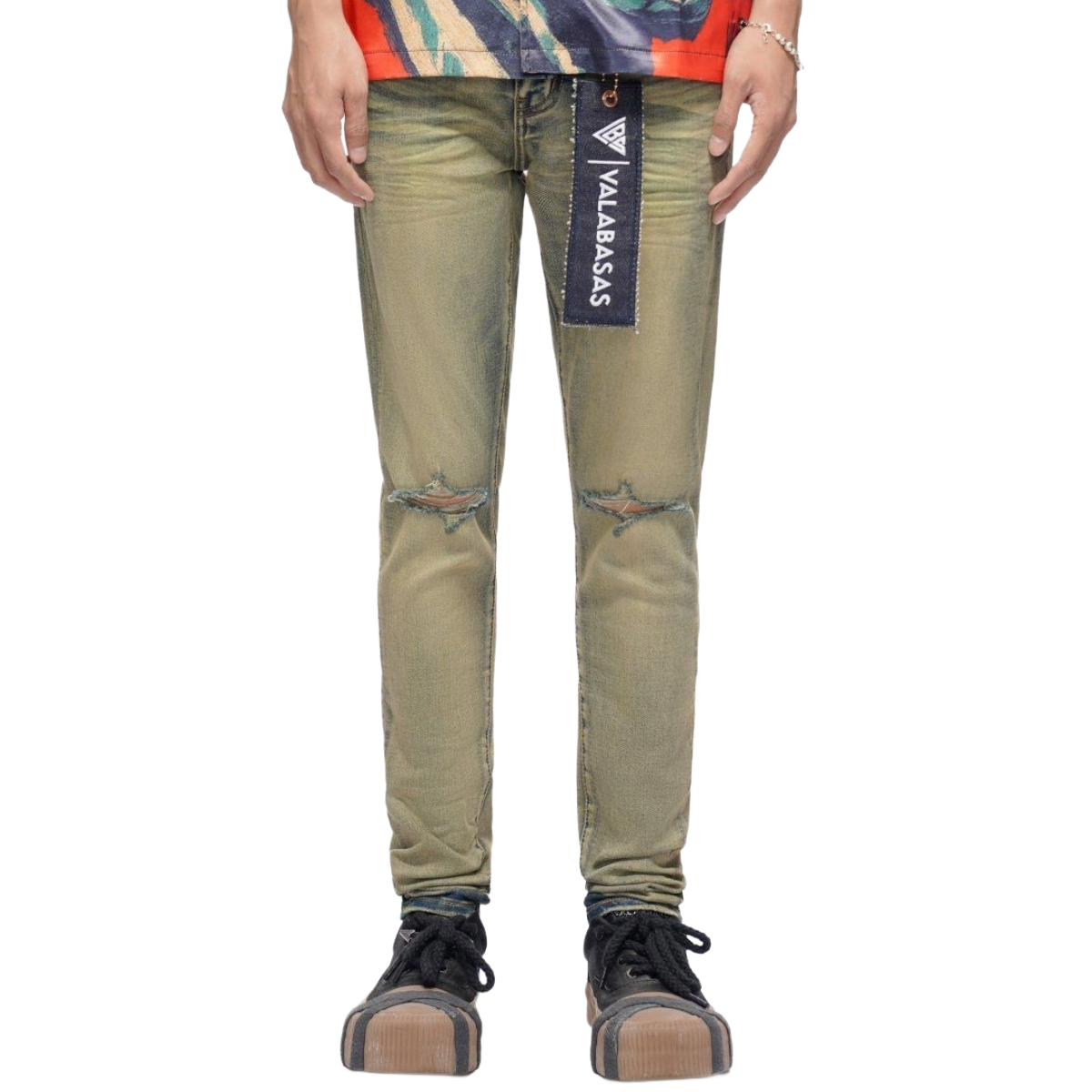 VALABASAS MR.CLEAN MEDIUM VINTAGE SKINNY JEANS