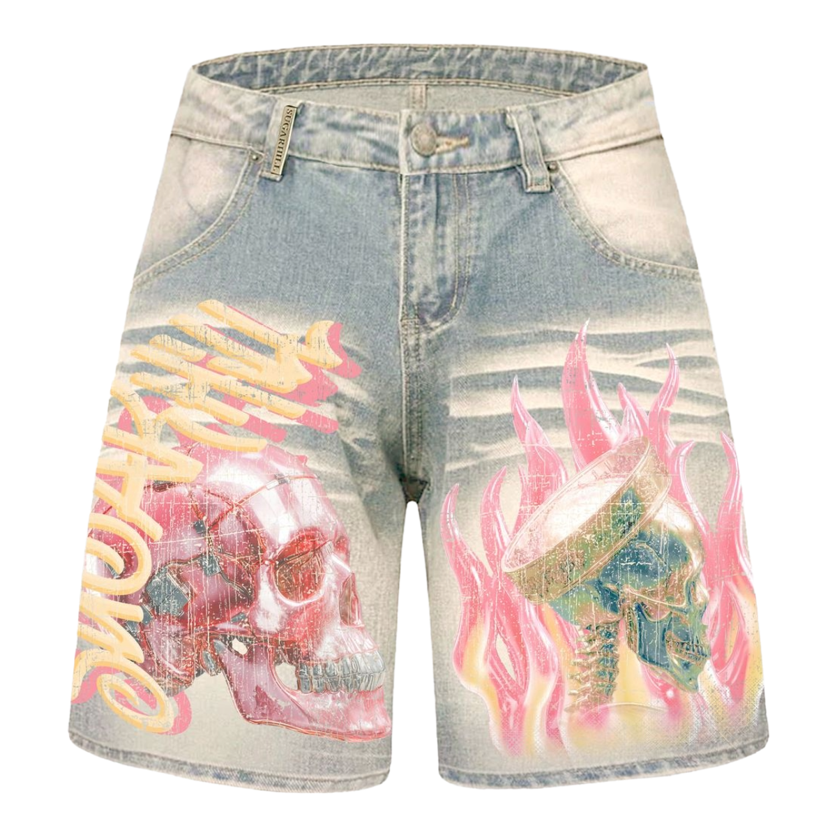 SG 'HEATHEN' DENIM SHORTS (WARM STONE)