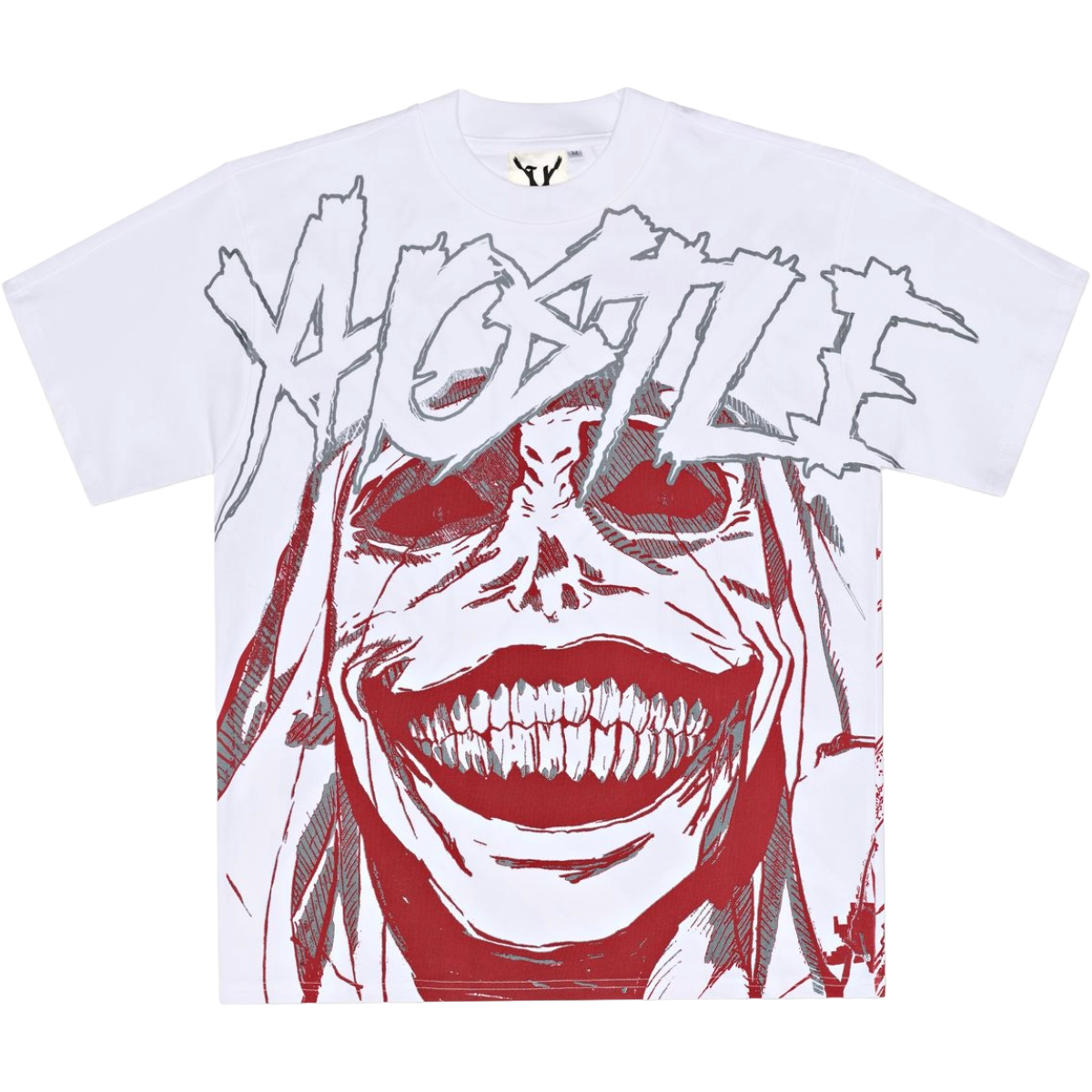 XHOSTILE 'EMPTY SOUL' SS TEE (WHT/RED)