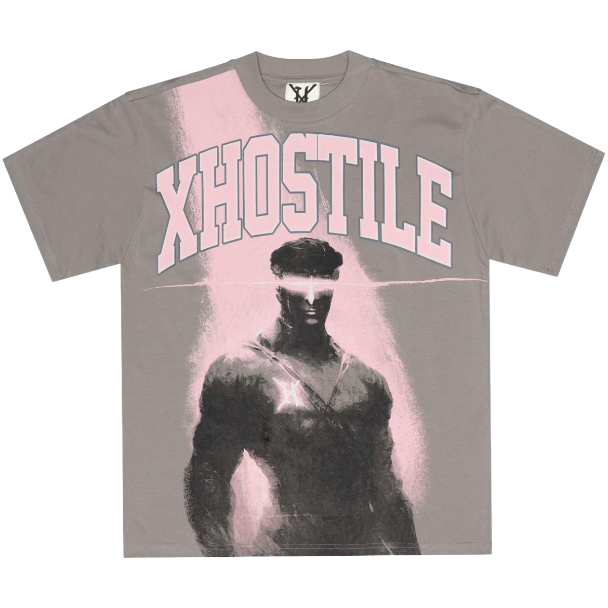 XHOSTILE 'TILL DEATH' SS TEE (STN GREY)