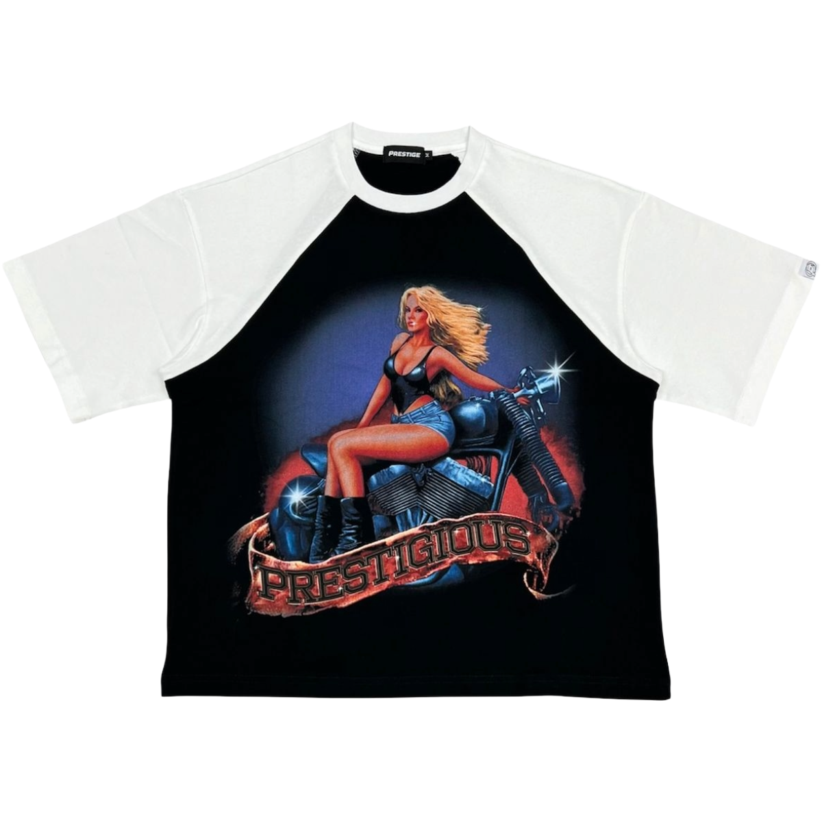 PRESTIGE 'CHROME RIDE' SS TEE (BLK)