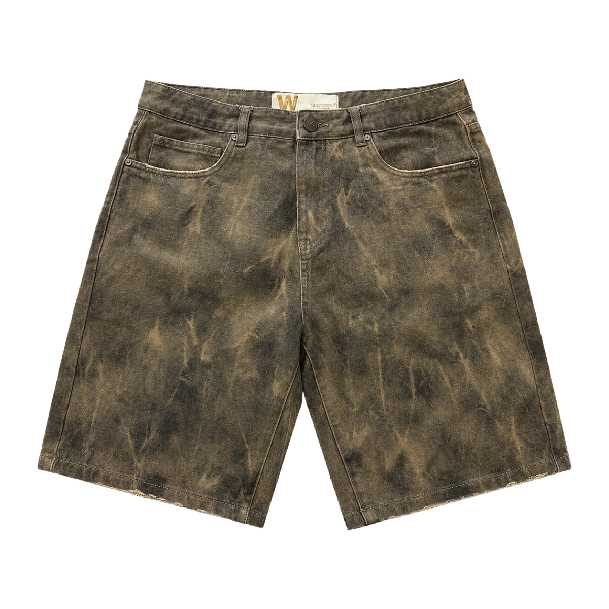 WAIMEA OLIVE DENIM SHORT