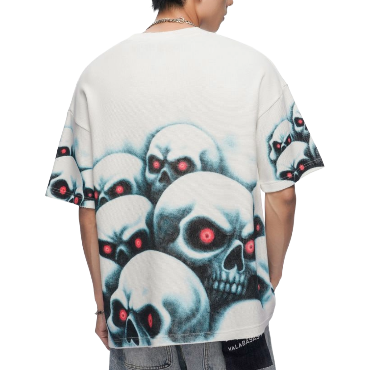 VALABASAS 'GRAVE DIGGER' SS TEE (WHT)