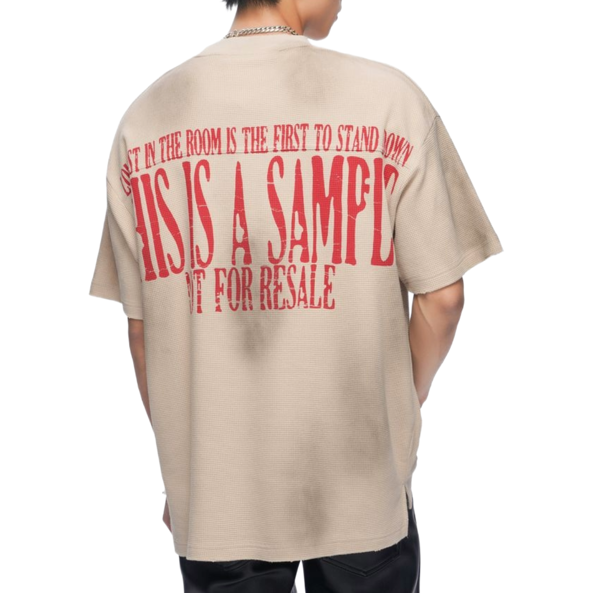 VALABASAS 'NOT FOR RESALE' SS THERMAL TEE (VTG CRM)