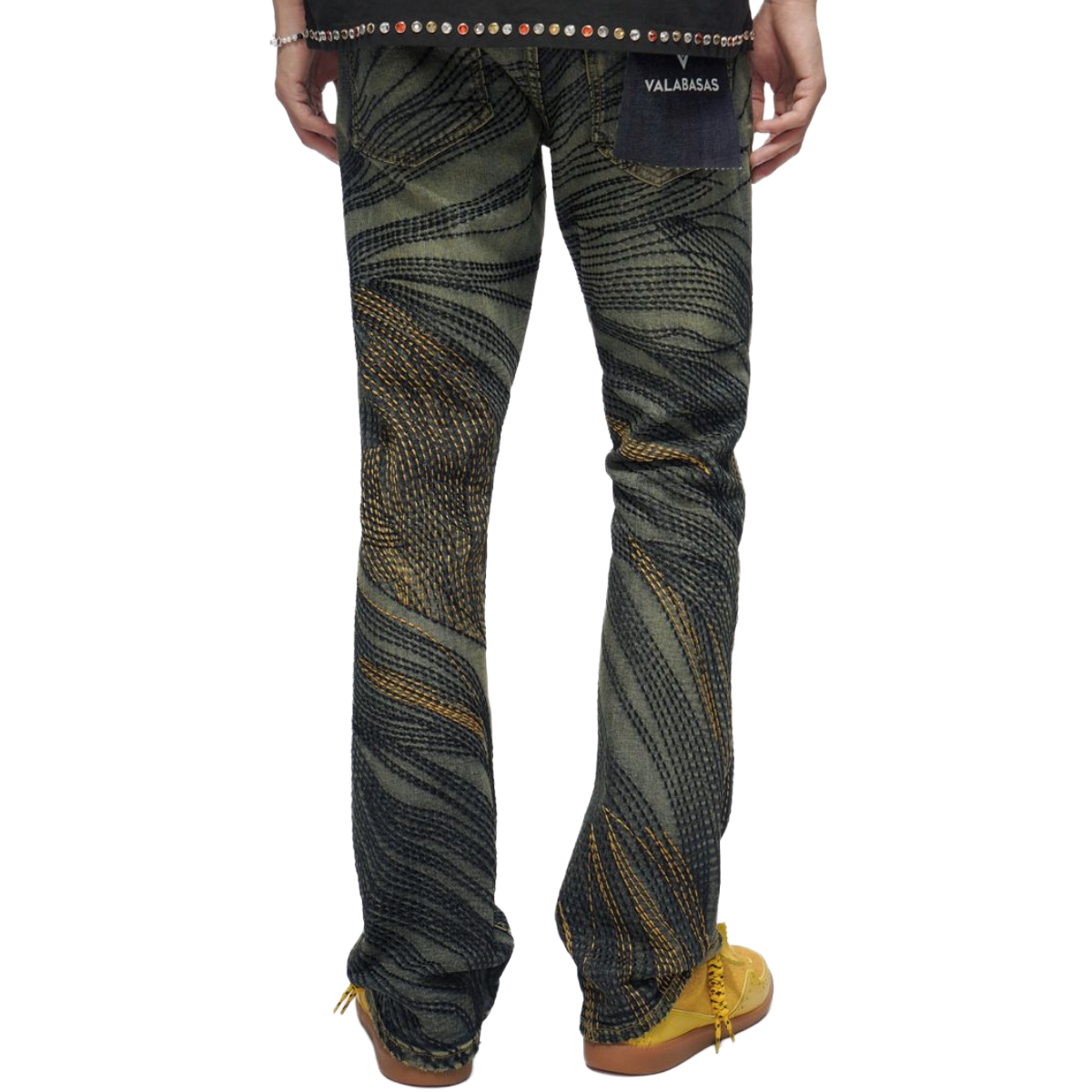 VALABASAS 'KNOWLEDGE' STACKED DENIM (DARK VTG WASH)