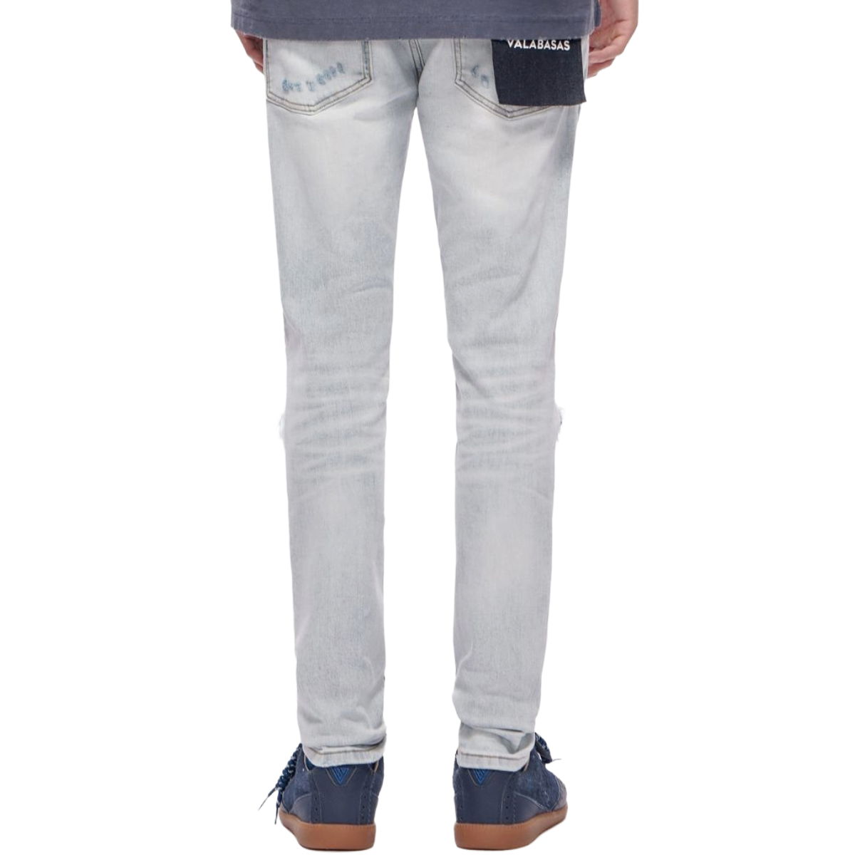 VALABASAS 'STAB' SKINNY DENIM (LT BLUE WASH)