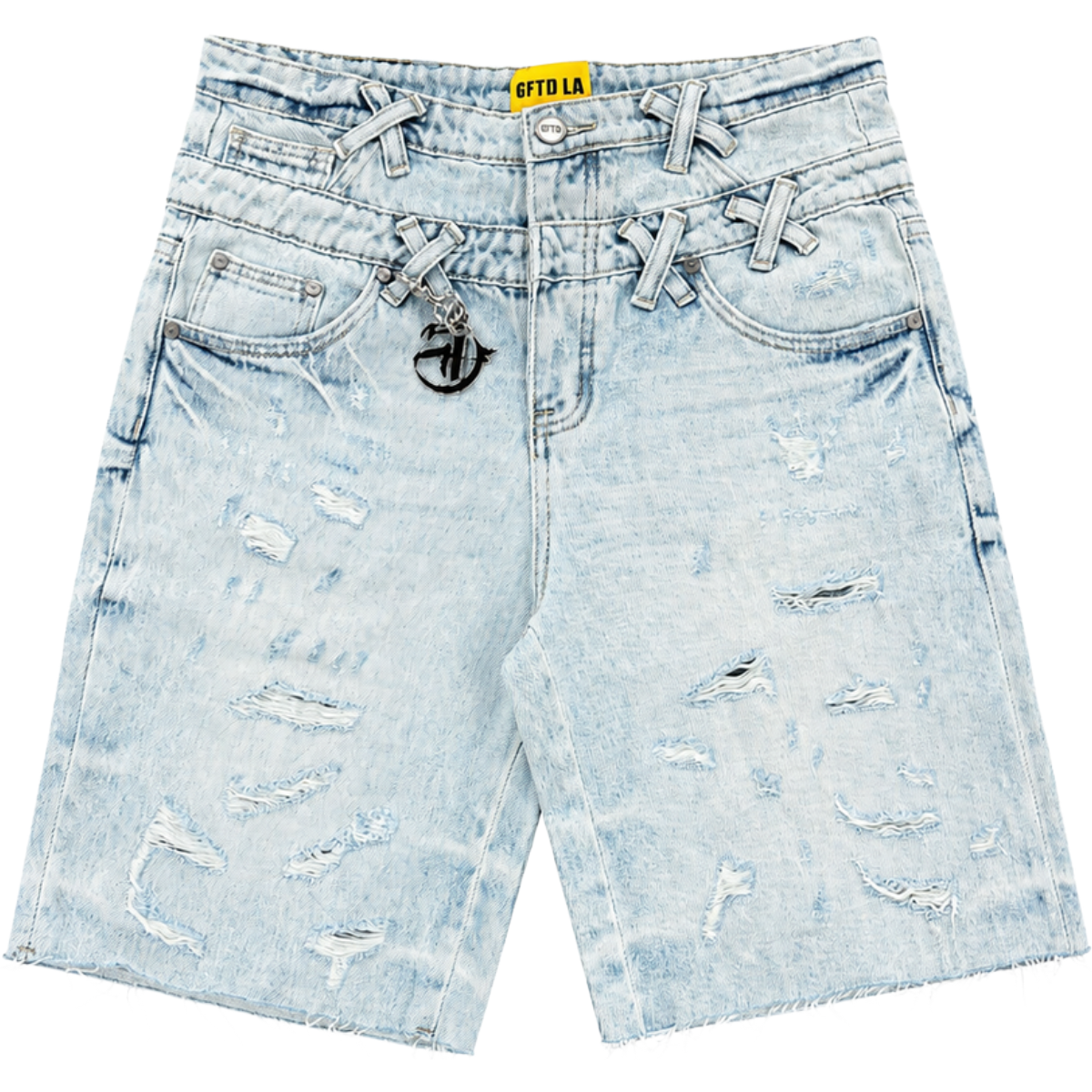 GFTD 'LUKA' DENIM SHORT (LT WASH)