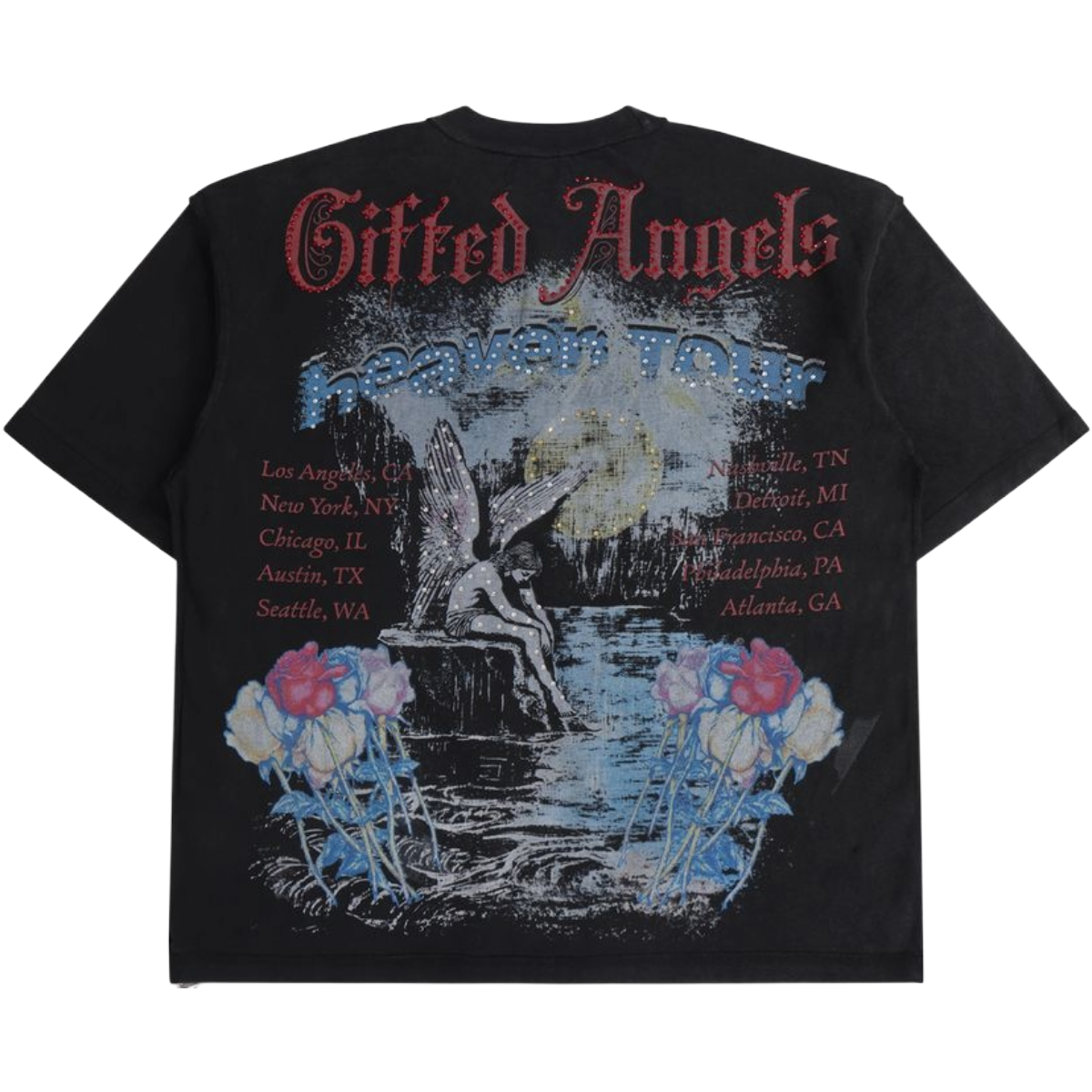 GFTD 'ANGELS' SS TEE (BLK)