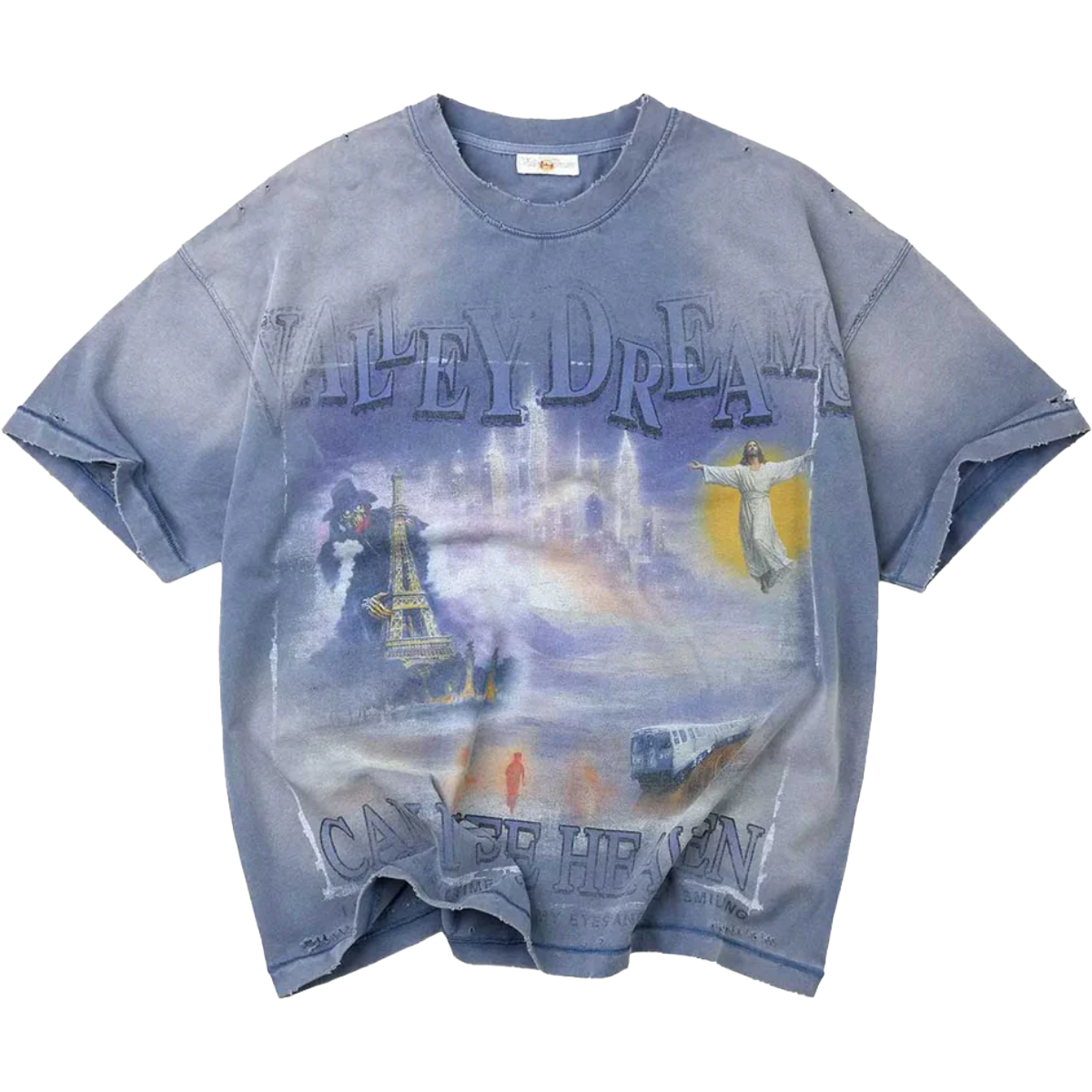 VALE 'CAN I SEE HEAVEN' SS TEE (BLUE)