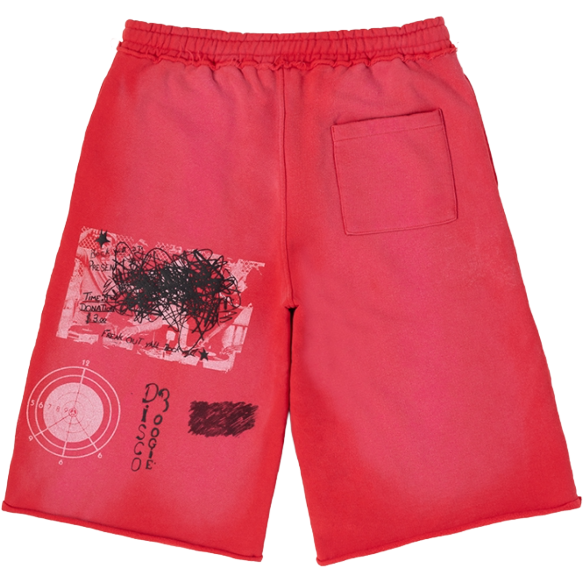 BLDG4 'PALACE' SHORTS (RED)