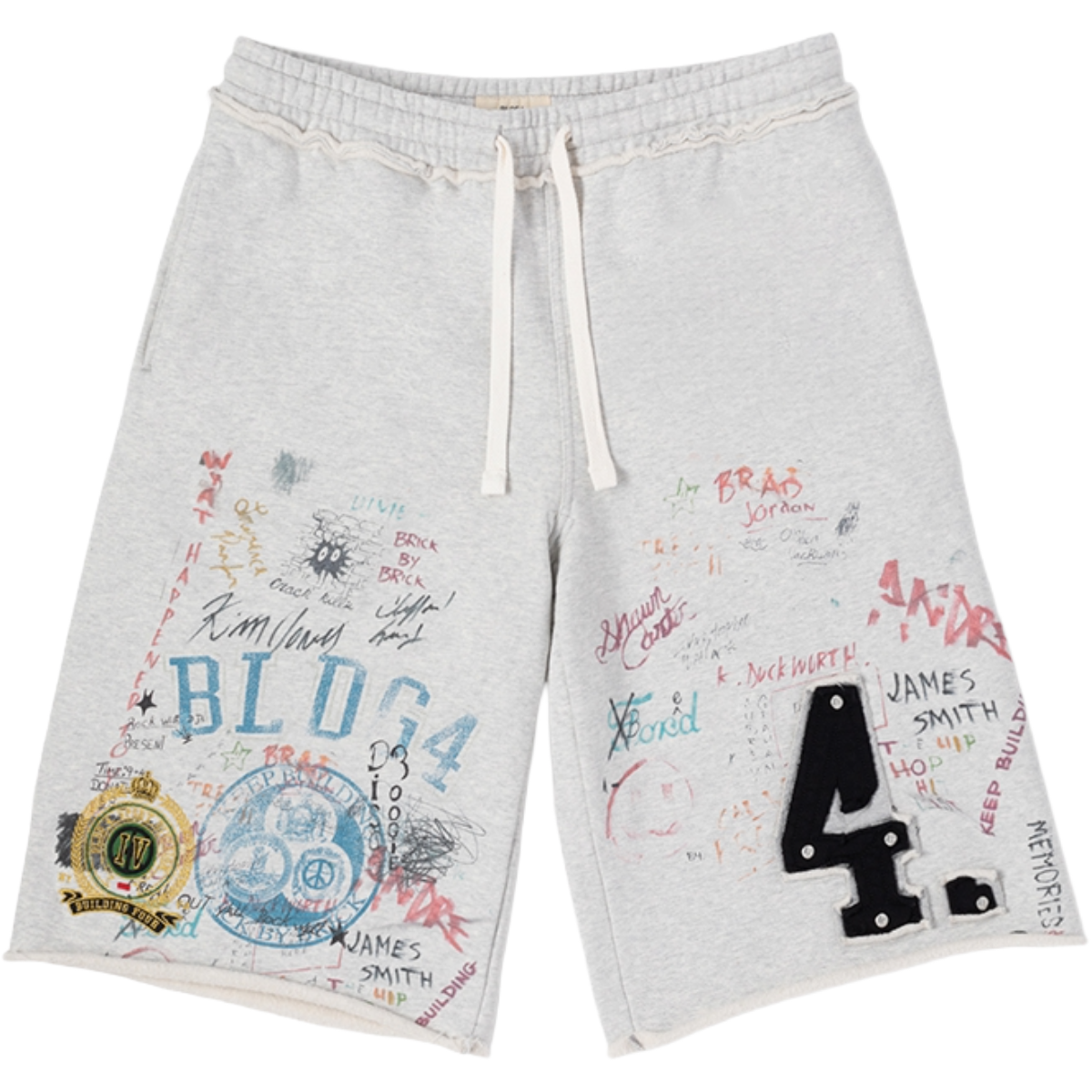 BLDG4 'GATEWAY' SHORTS (WHT)