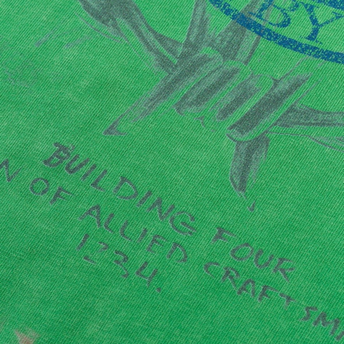 BLDG4 'CONCERT HALL' SS KNIT TEE (GRN)
