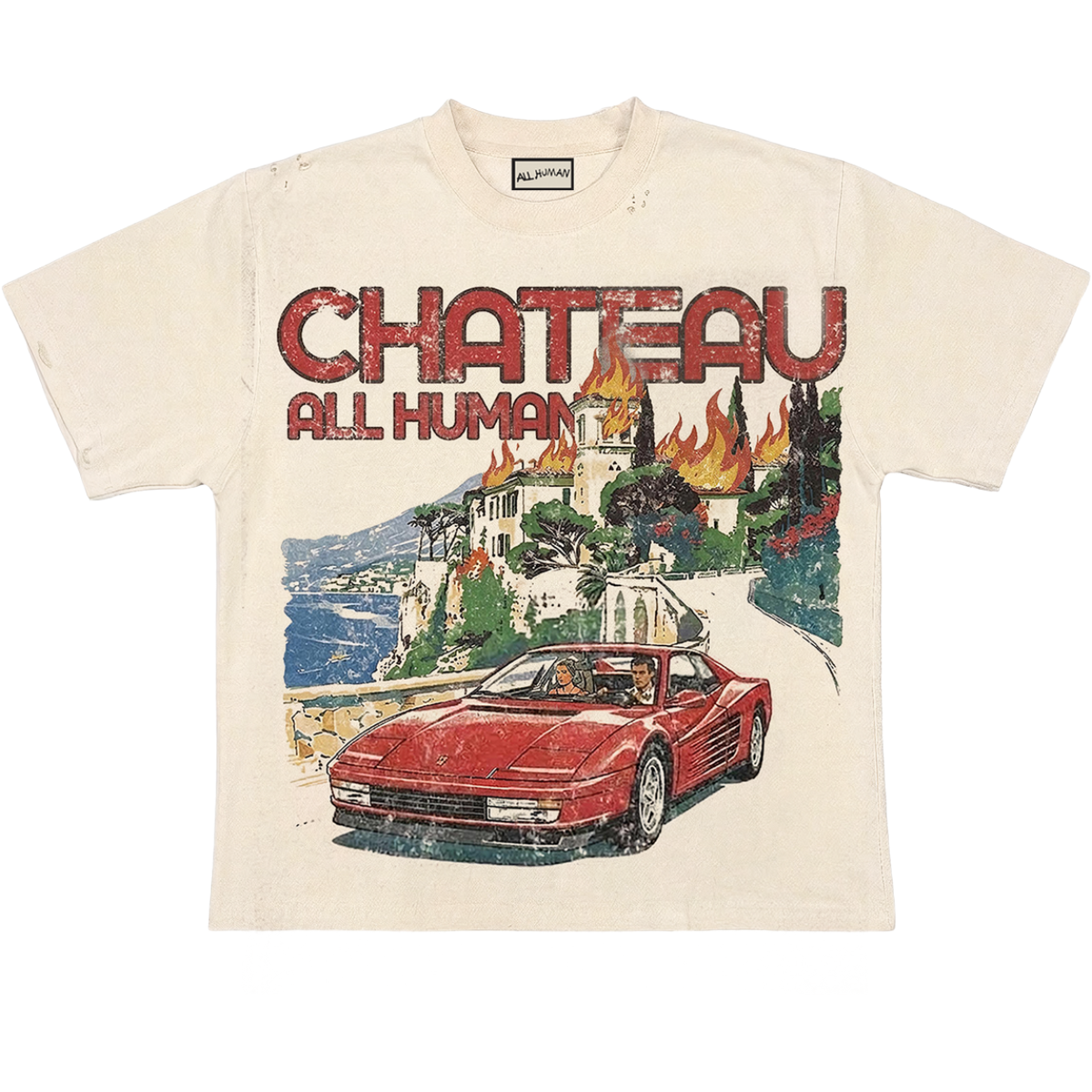 AH 'HOLIDAE' SS TEE (CRM)