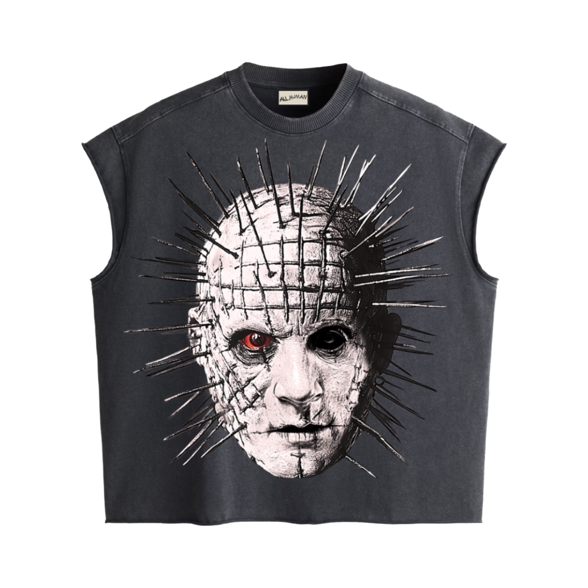 AH 'CIRCLES' SLEEVELESS TEE (BLK)