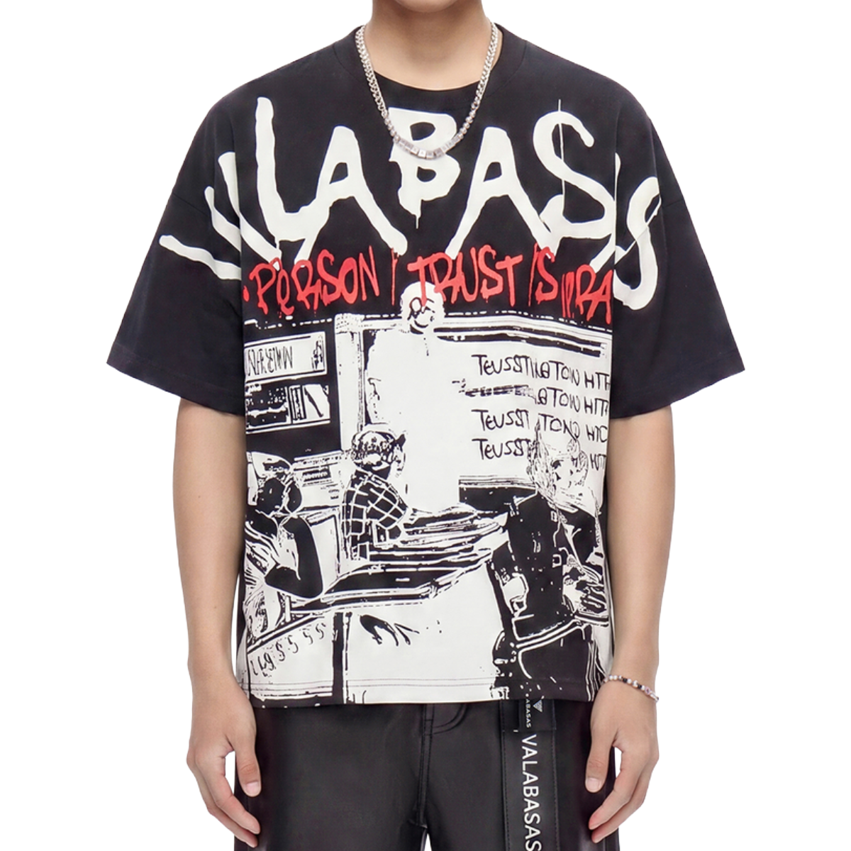 VALABASAS 'GRANNY' SS TEE (BLK)