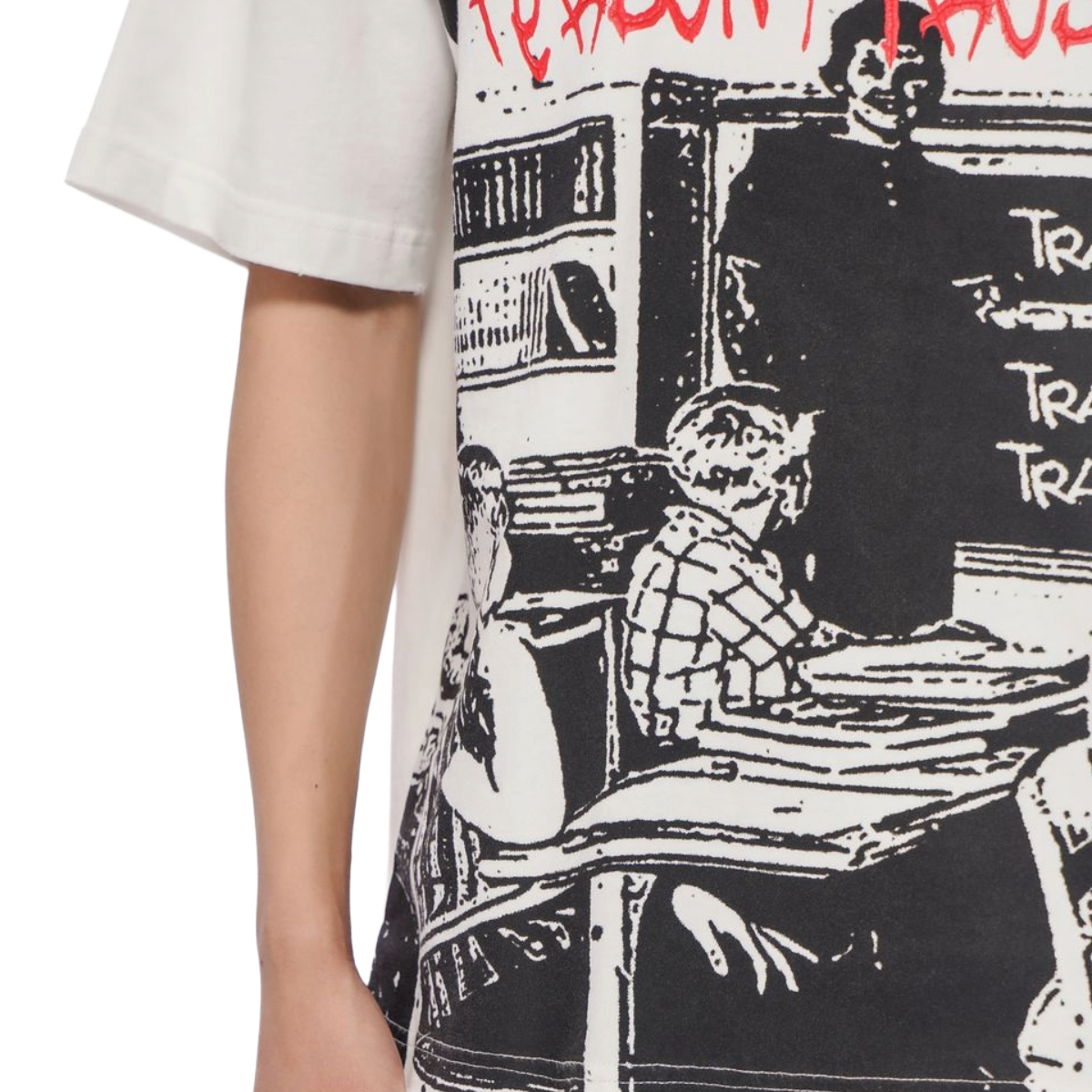 VALABASAS 'GRANNY' SS TEE (WHT)