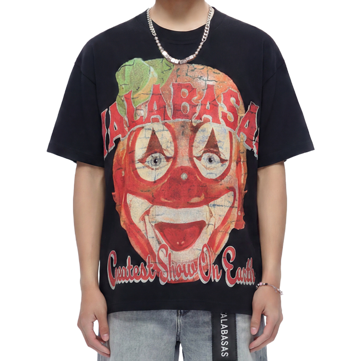 VALABASAS 'SHOWTIME' SS TEE (BLK)