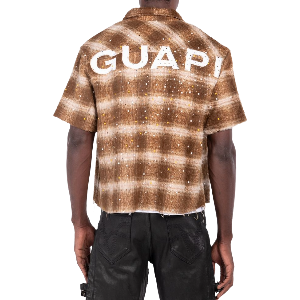 GUAPI 'DESERT' SS BUTTON UP (BRWN)