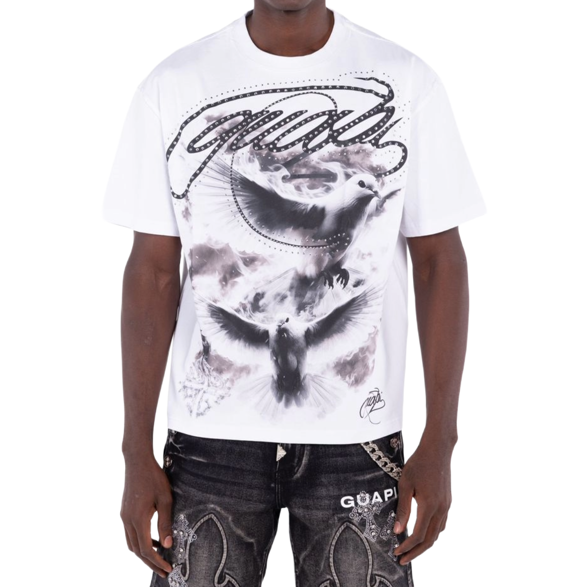 GUAPI 'ASCENSION' SS TEE (WHT)