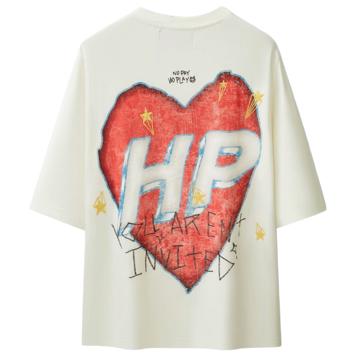 HP' NO PAY NO PLAY' SS TEE (WHT)