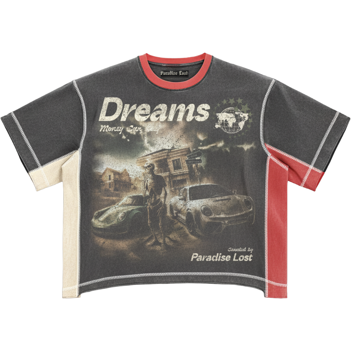 PARADISE 'DREAMS' SS TEE (BLK)