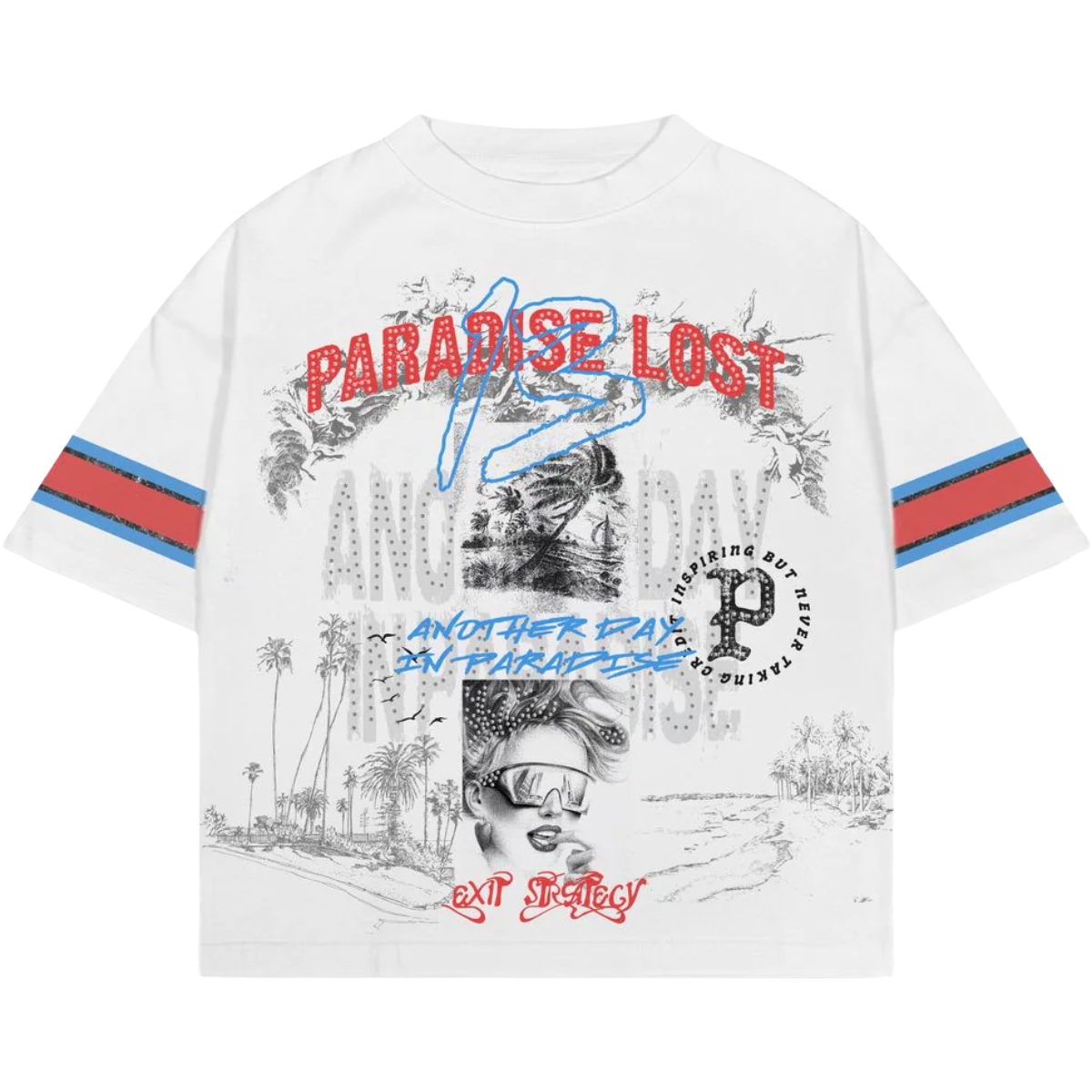 PARADISE 'LOST VISION' SS TEE (WHT)