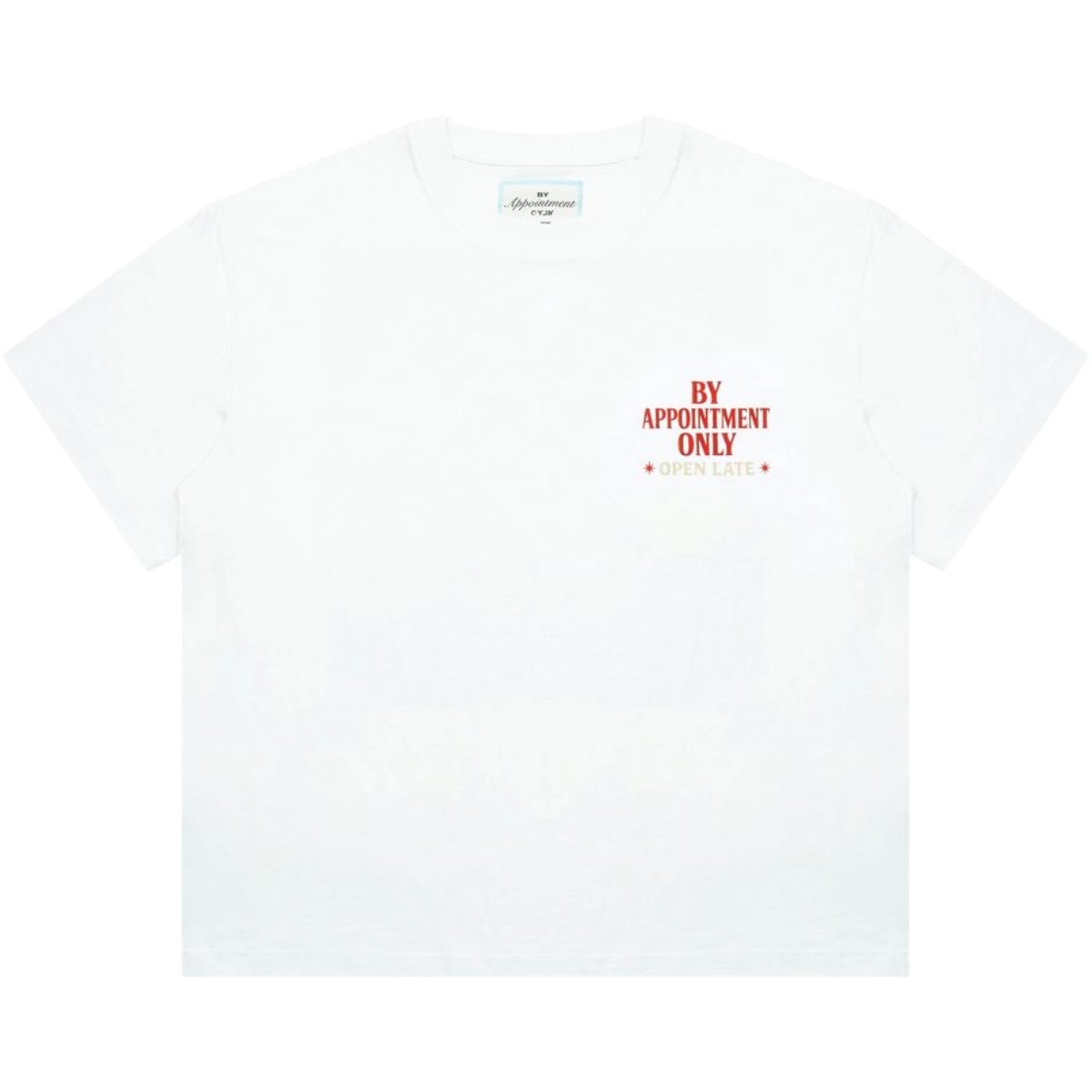 BAO 'OPEN LATE' SS TEE (WHT)
