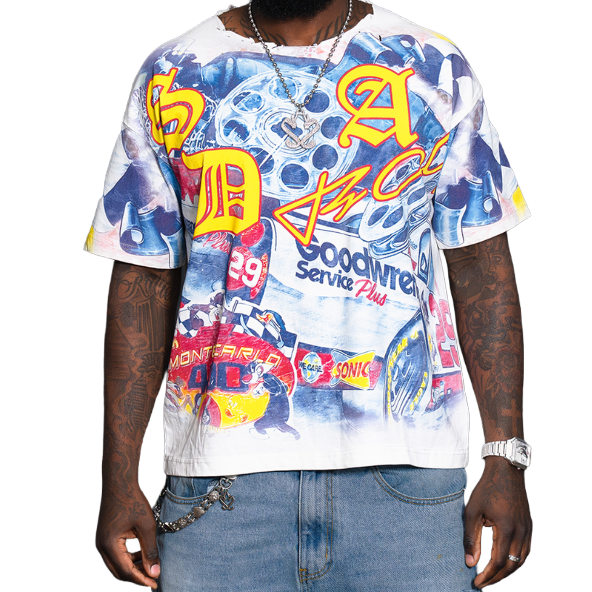 SBS 'SHAKE & BAKE' SS TEE (MLTI)