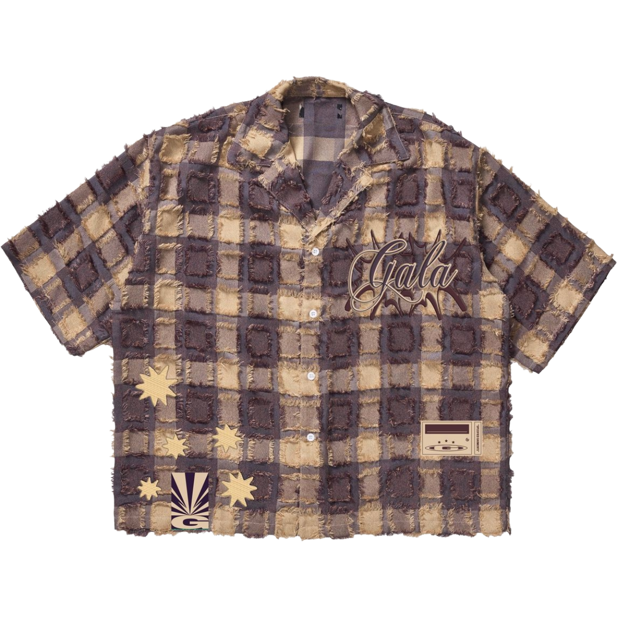 GALA 'SIMMER' SS LOUNGE SHIRT (BRWN)