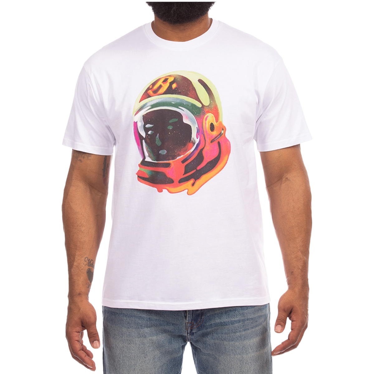 BB 'HELMET' SS TEE (WHT)