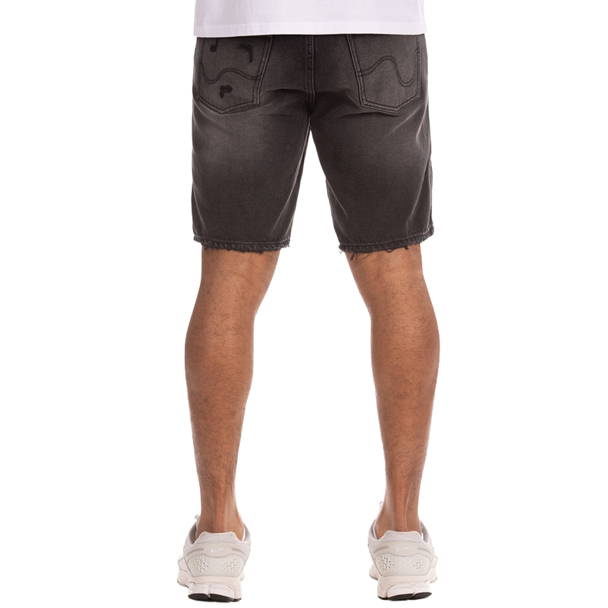 IC 'FROZEN YOGURT' DENIM SHORTS (BLK WASH)