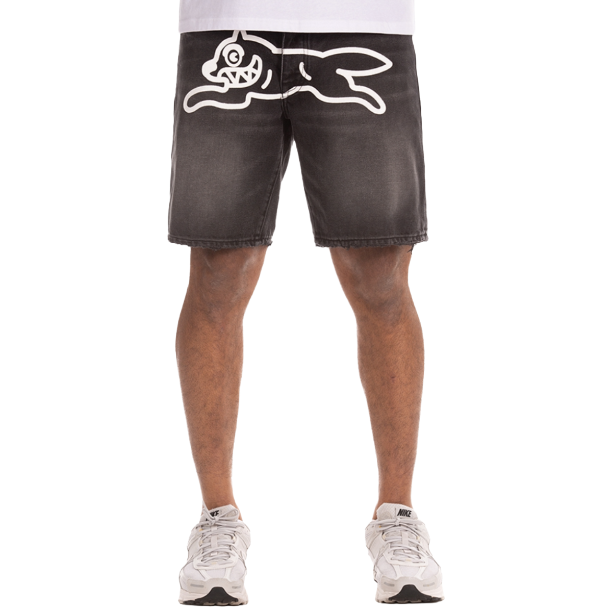 IC 'FROZEN YOGURT' DENIM SHORTS (BLK WASH)