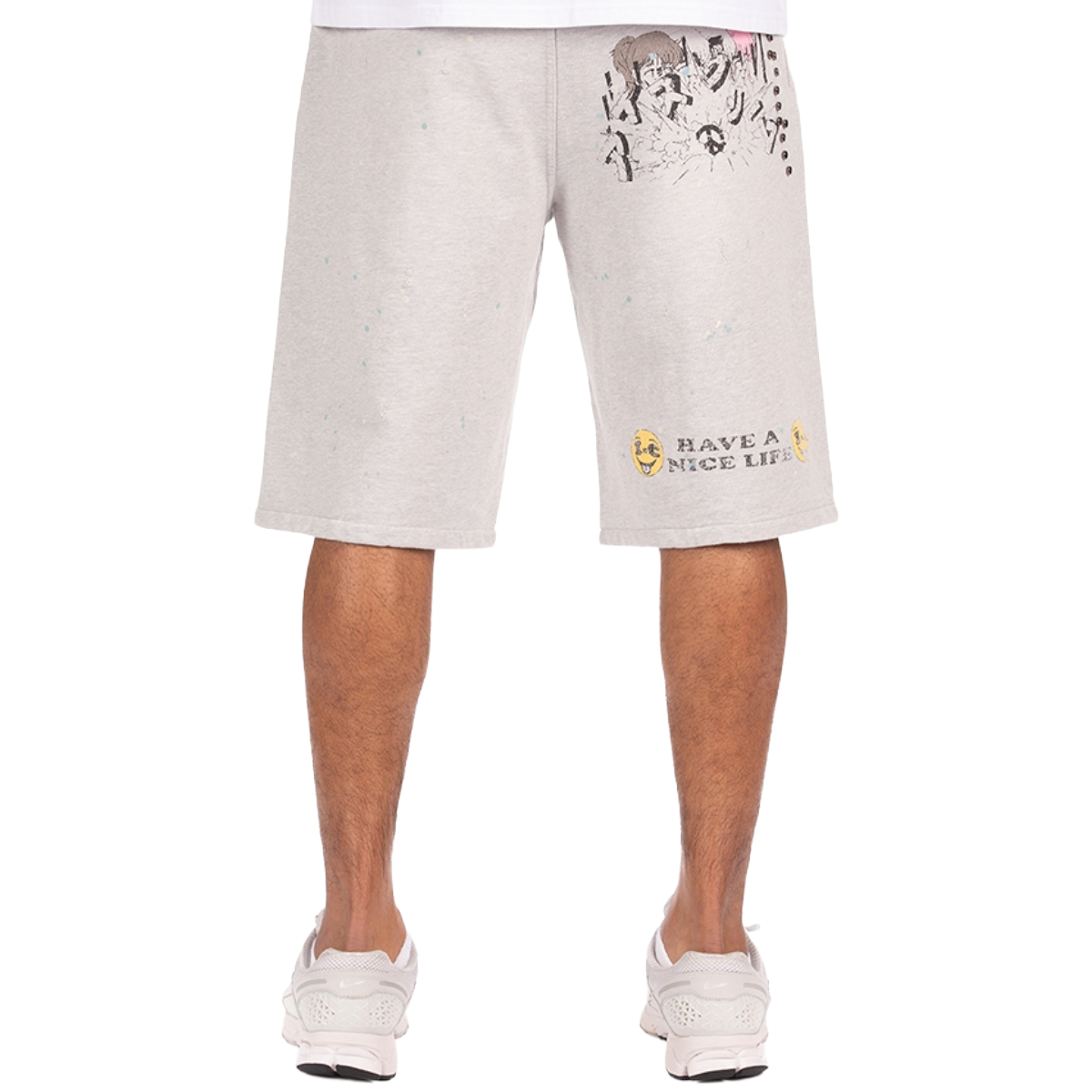 IC 'MILK SHAKE' TERRY SHORTS (LT GREY)