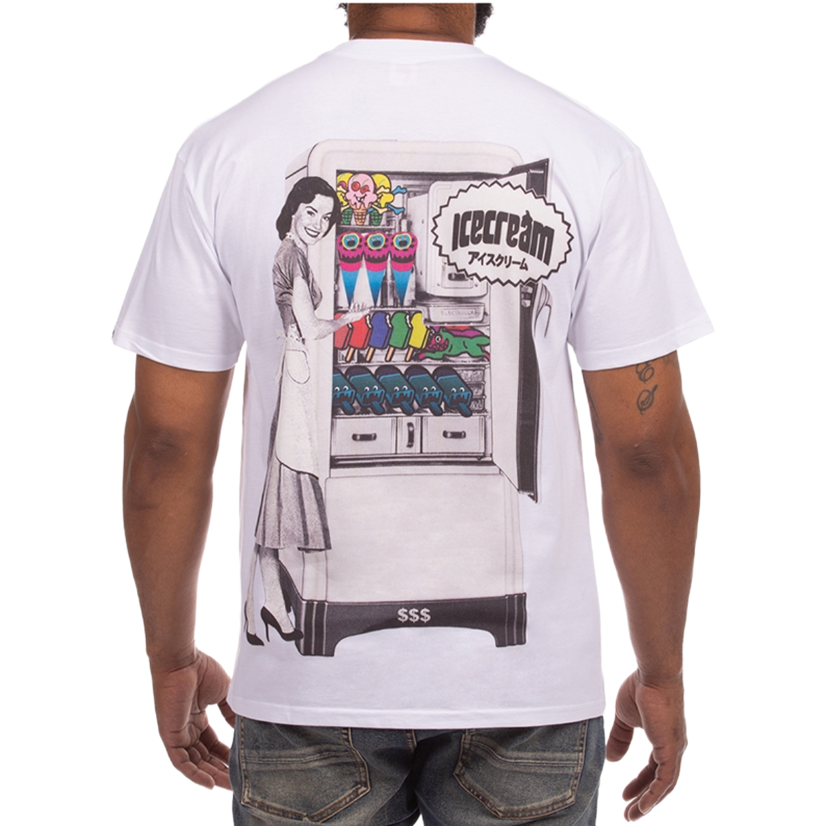 IC 'REFRIGERATOR' SS TEE (WHT)