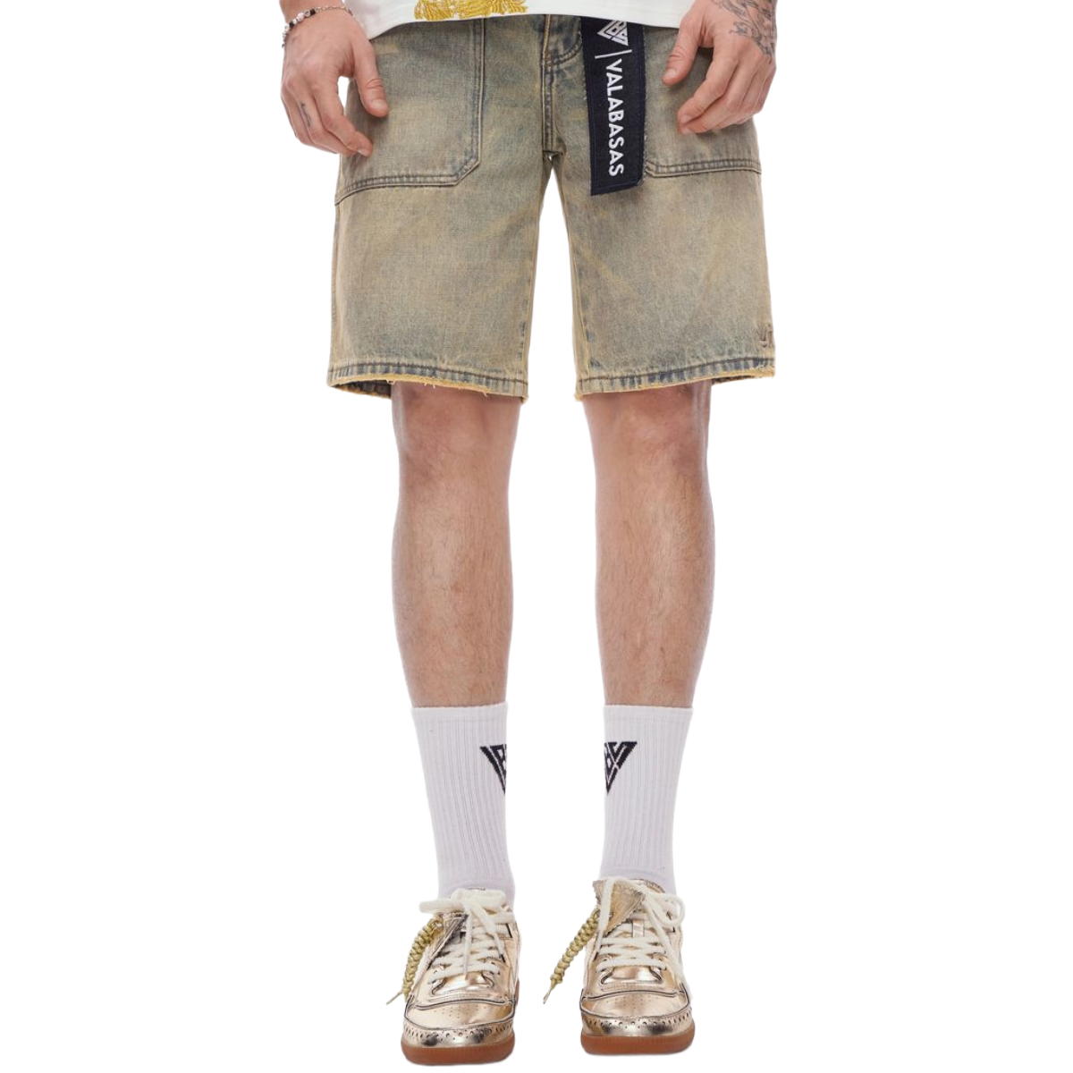 VALABASAS 'KUROTO' DENIM SHORTS (VTG WASH)