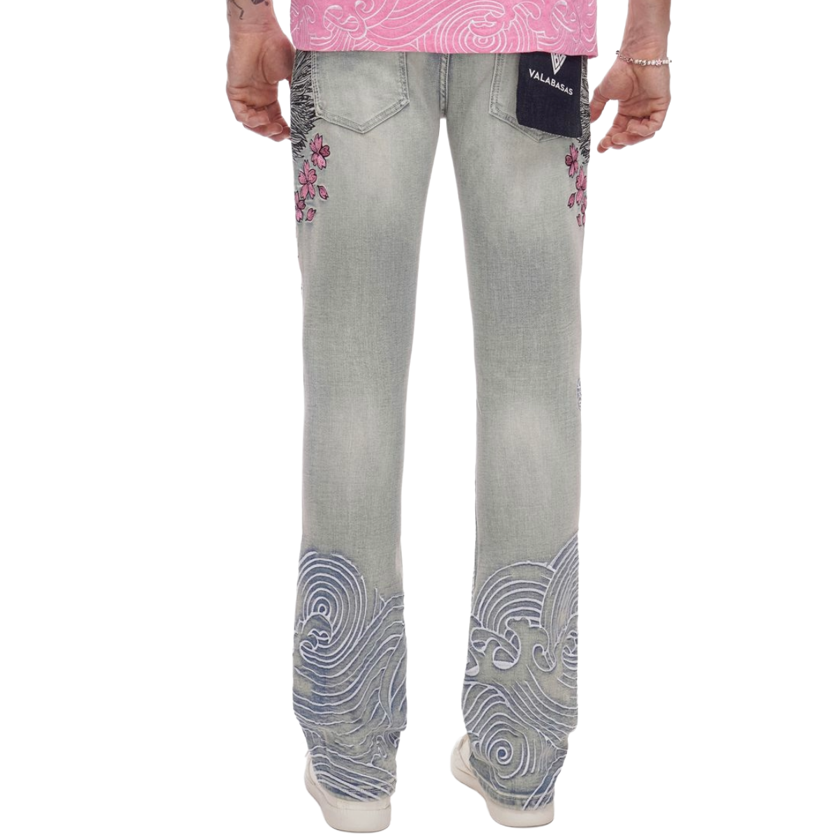 VALABASAS 'TENKA' STACKED DENIM (LT BLUE)