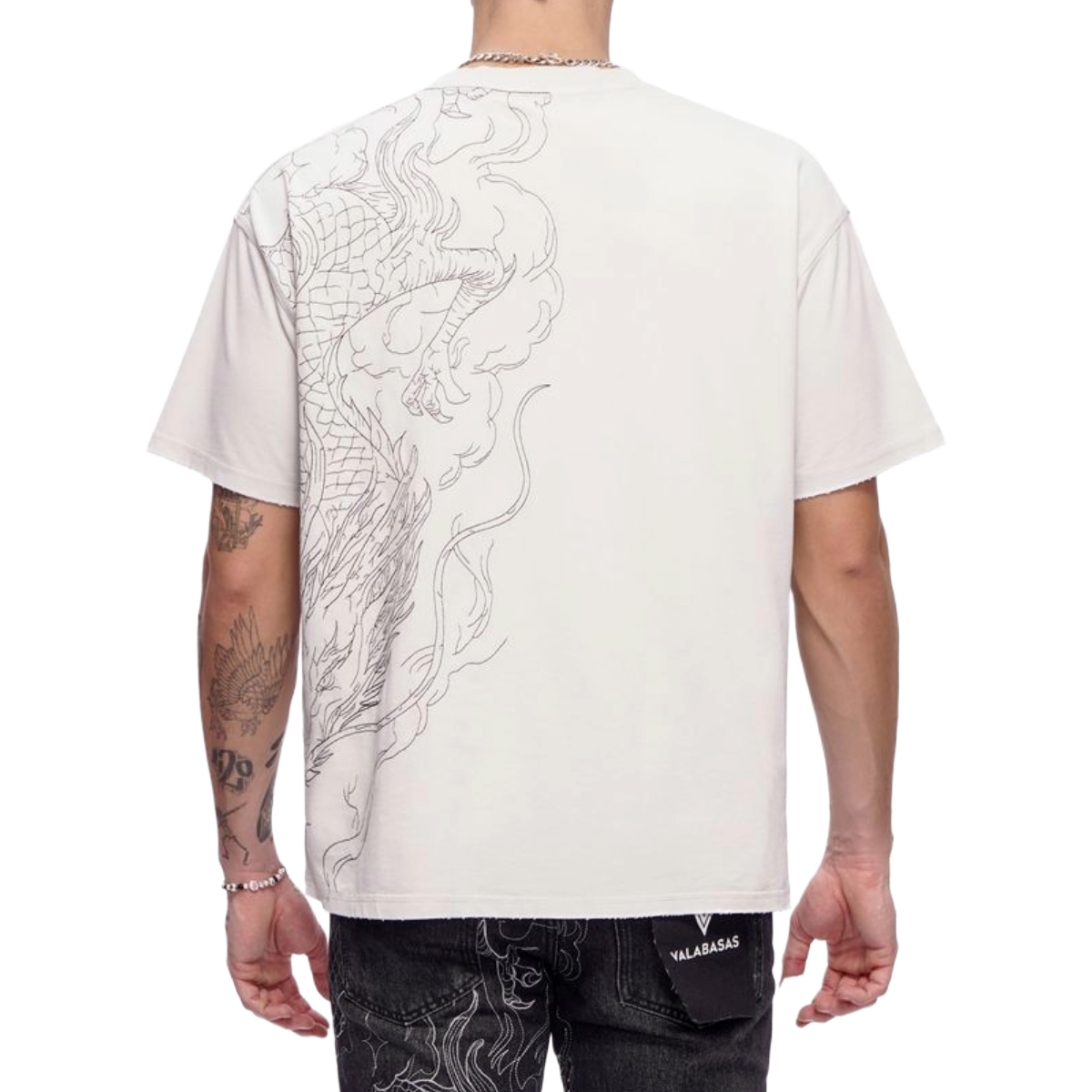 VALABASAS 'MIST TEMPLE' SS TEE (WHT WASH)