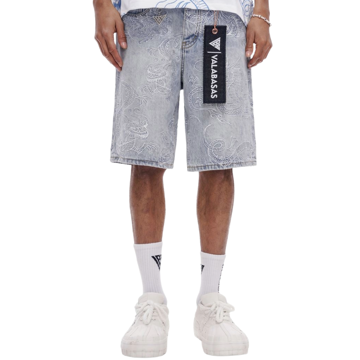 VALABASAS 'GANRU' DENIM SHORTS (LT BLUE)
