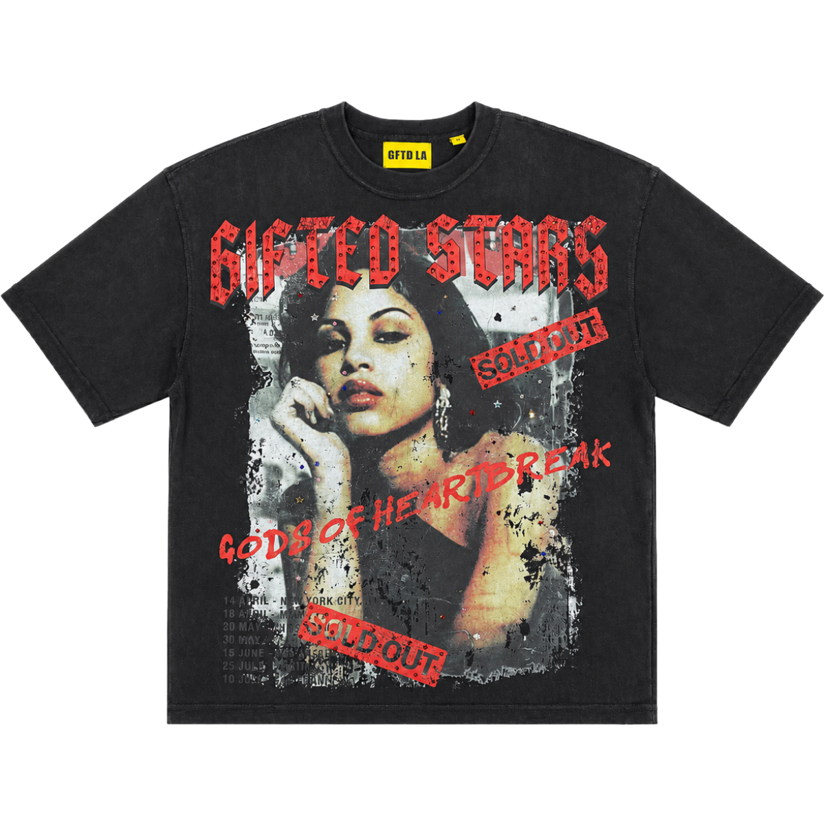 GFTD 'HEARTBREAK' SS TEE (BLK)