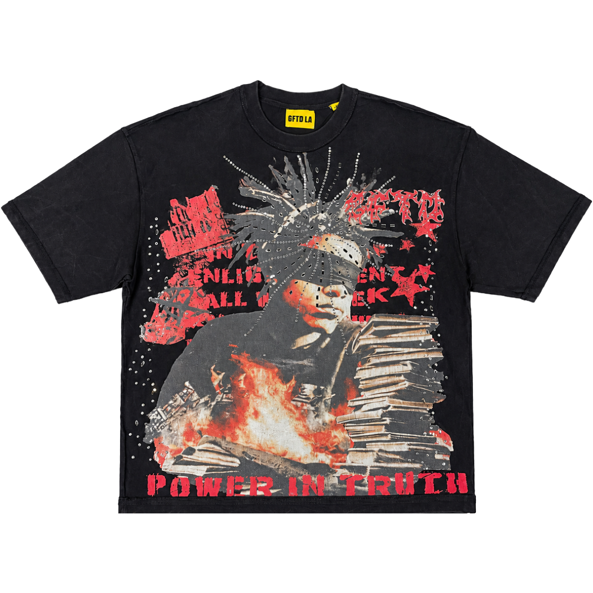 GFTD 'POWER IN TRUTH' SS TEE (BLK)
