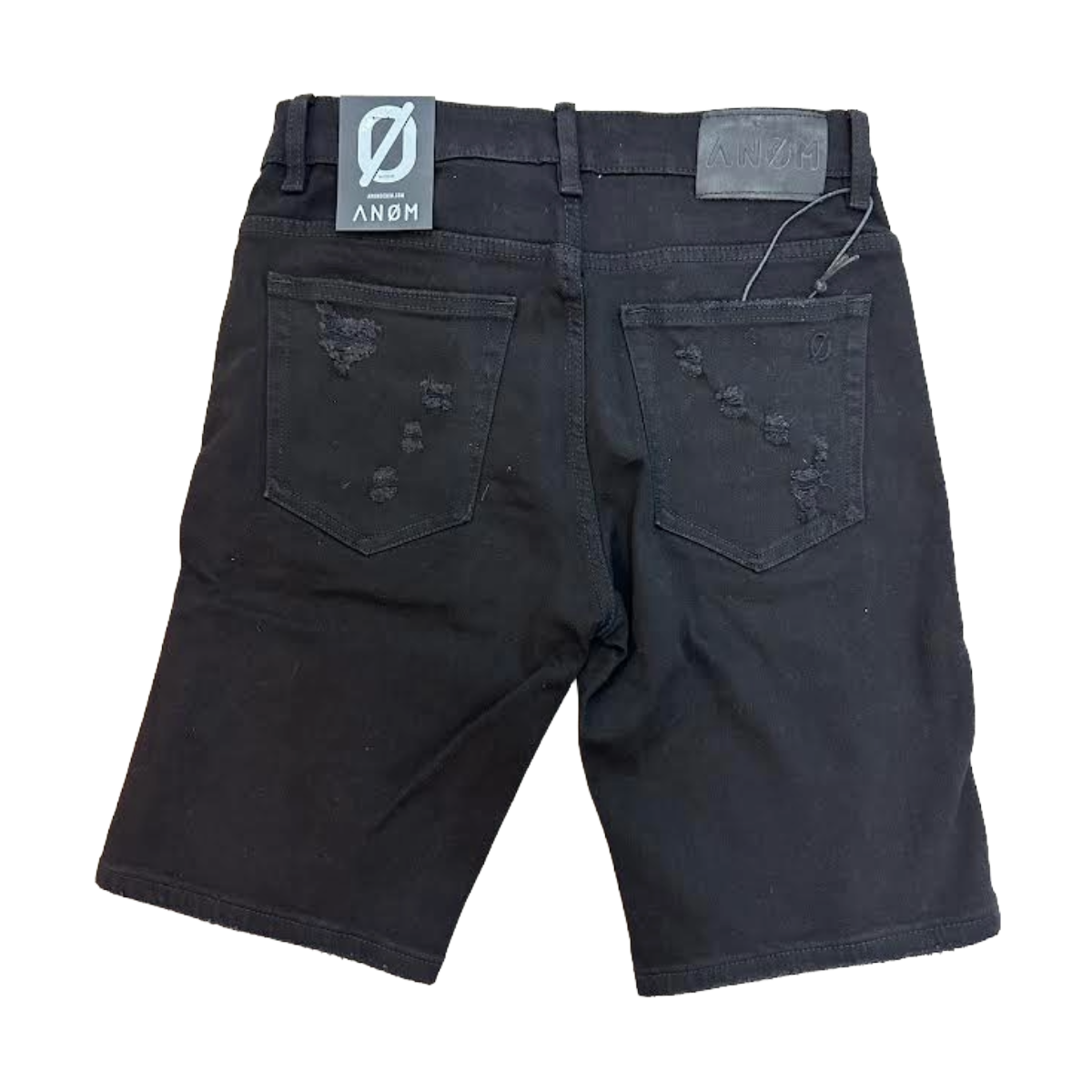 ANOM 'PRIME' DENIM SHORTS (BLK)
