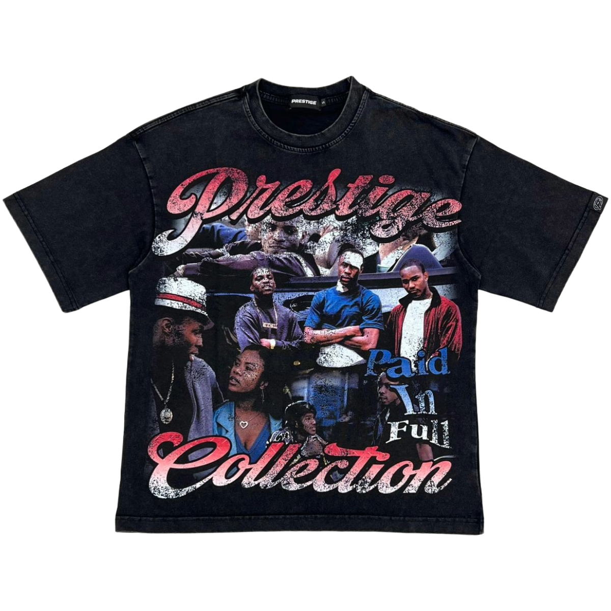 PRESTIGE 'PAID N FULL' SS TEE (BLK)
