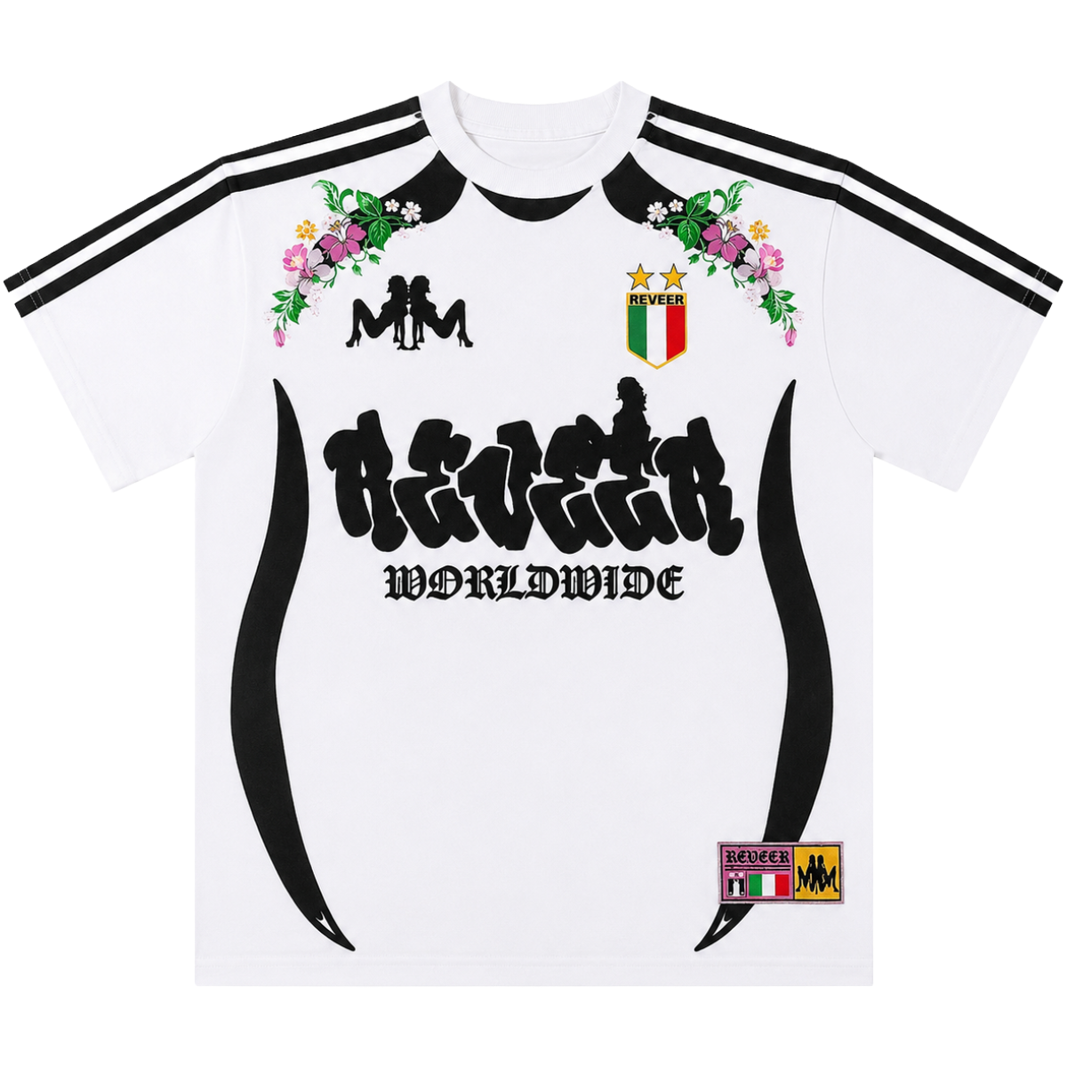 REVEER 'CALCIO' SS TEE (WHT)