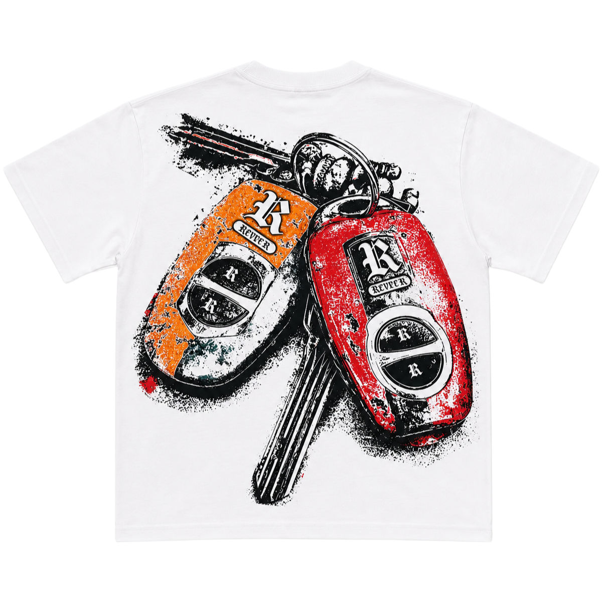 REVEER 'KEYS TO THE CITY' SS TEE (WHT)