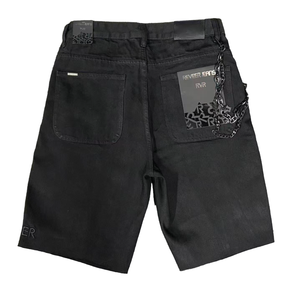 REVEER 'CORE' DENIM SHORTS (JET BLK)